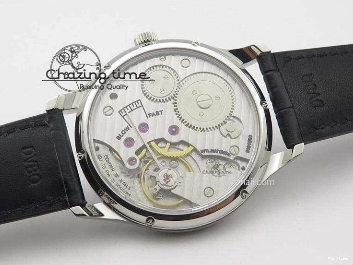 MIROTIME 0324 Portuguese IW545407 Black Dial ZF 1:1 Best Edition On Dark Blue Leather Strap DailyWear 7337